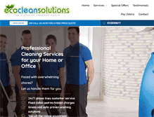 Tablet Screenshot of ecocleansolutions.ie